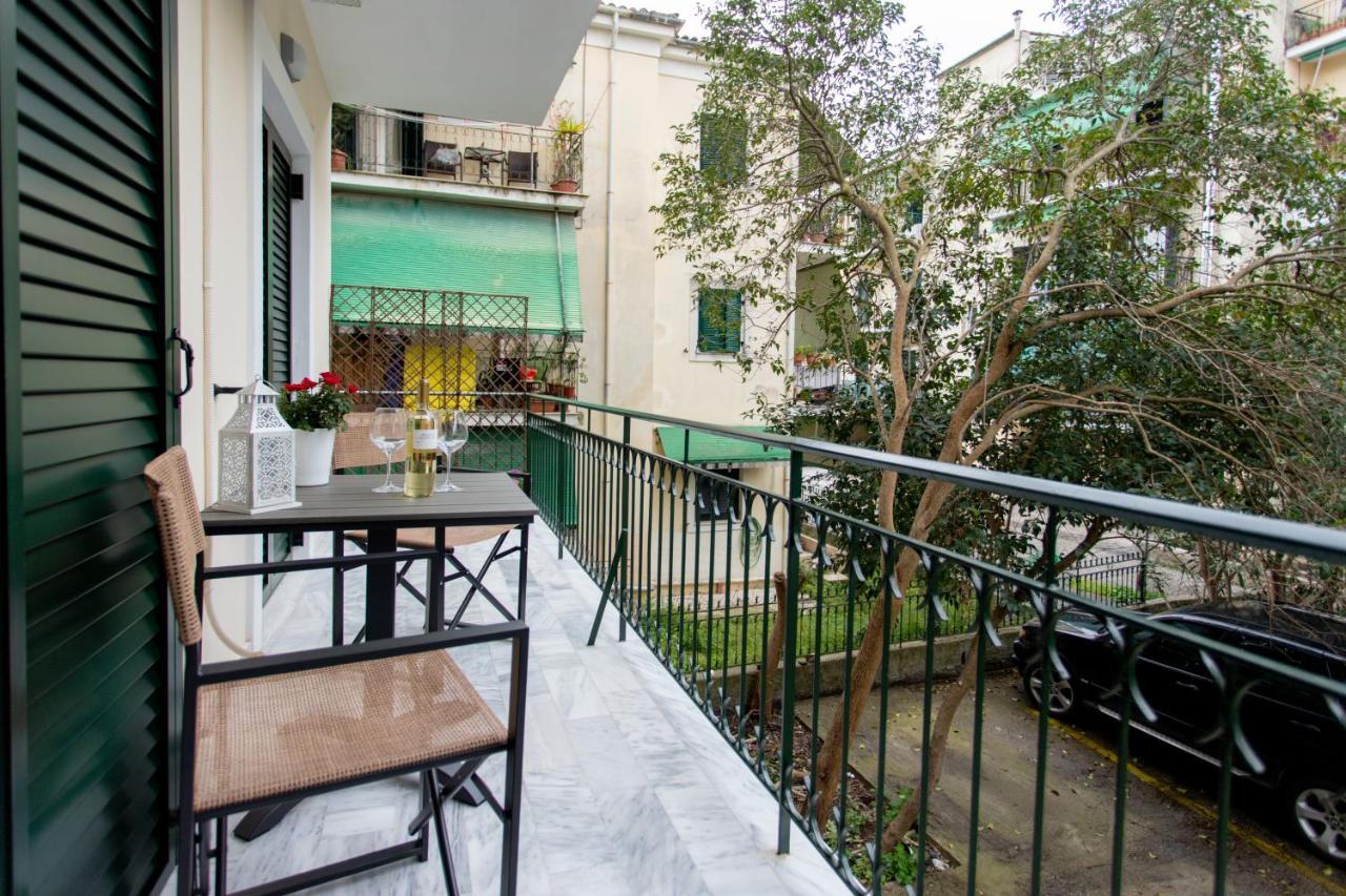 Luxury Apartment In Garitsa Bay Corfu  Ngoại thất bức ảnh